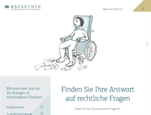Tablet Screenshot of kspartner.ch